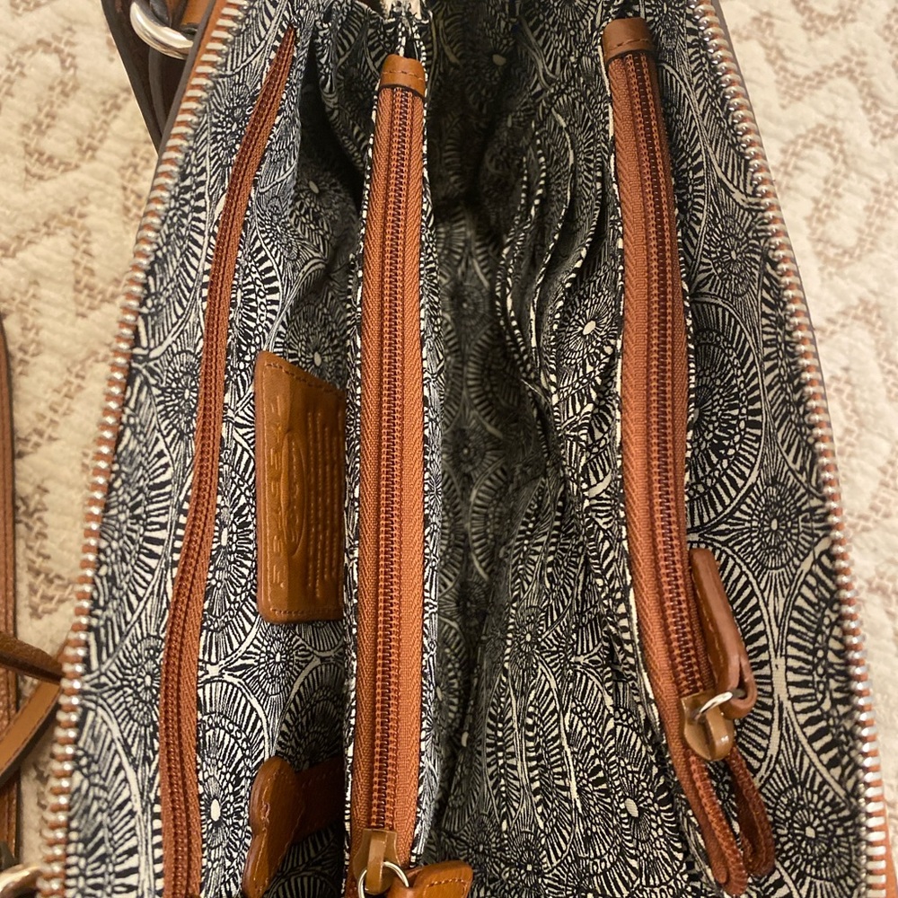 Brighton Vela Ferrera Nova Leather Crossbody Bag - Picture 5 of 6